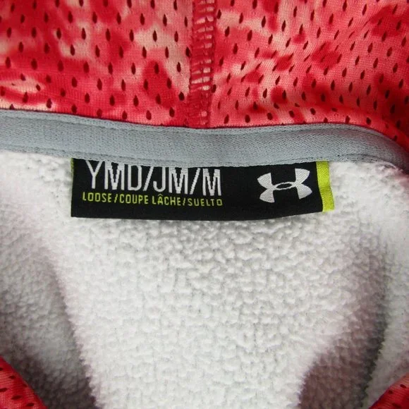 Under Armour | Hoodie | Youth Medium | Red & Silver - Picture 4 of 4